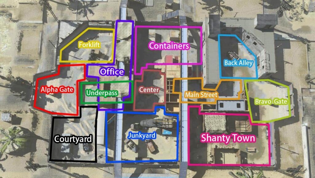 Mapa do COD Mobile Shoothouse