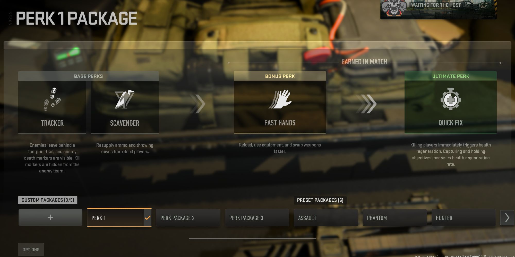 Tracker, Scavenger, Fast Hands e Quick Fix: Modern Warfare 2