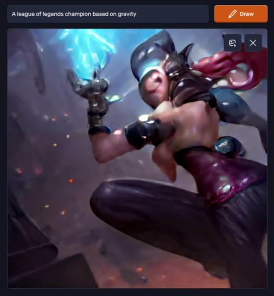 ... e é o suposto 'splash art' do nosso novo campeão - League of Legends