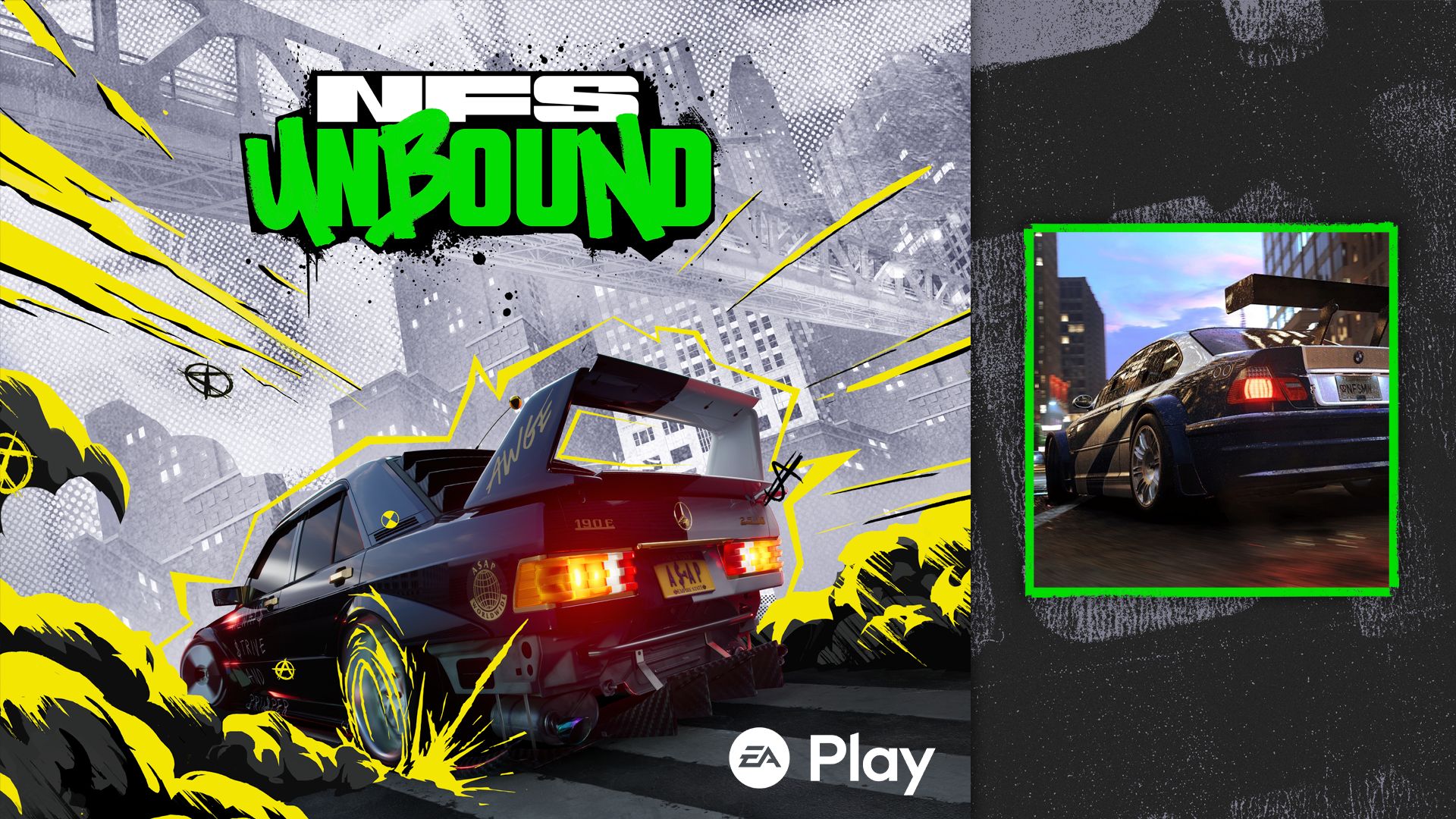 Assuma o controle da roda em Need for Speed ​​Unbound com o EA Play