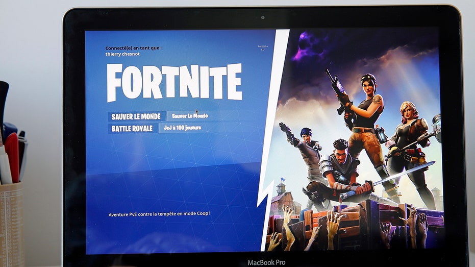Fortnite em um desktop