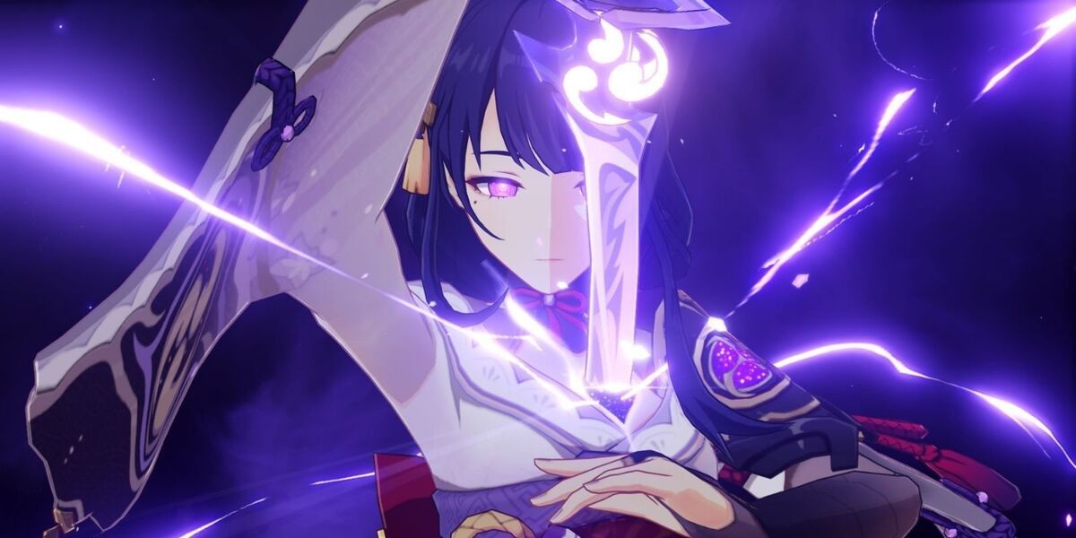 Raiden Shogun em Genshin Impact
