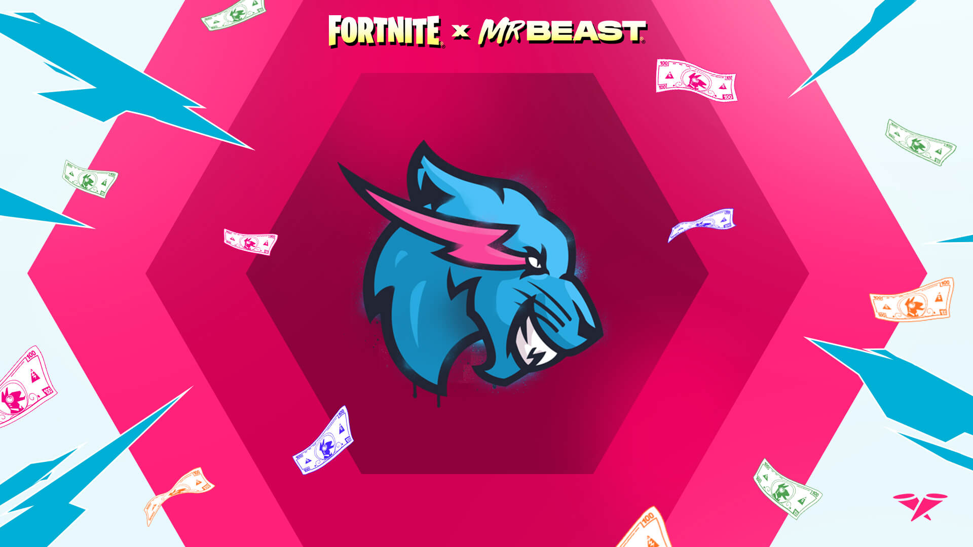 Spray para jogos Fortnite MrBeast