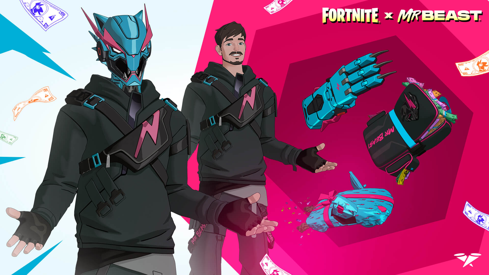 Roupa Fortnite MrBeast6000