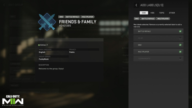 Call of Duty Modern Warfare 2 / Warzone 2: Trouvez de joueurs para suas festas com unidades