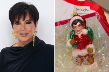 Fãs de Kardashian 'assustados' com o novo enfeite de Natal de Kris em novo vídeo