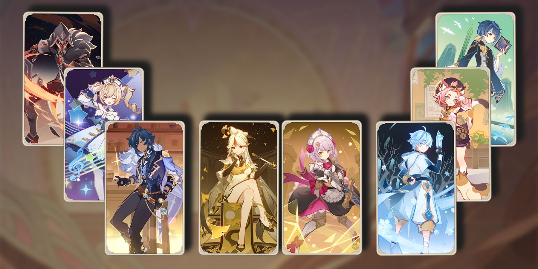 melhores equipes defensivas para invocação de gênio de impacto genshin tcg
