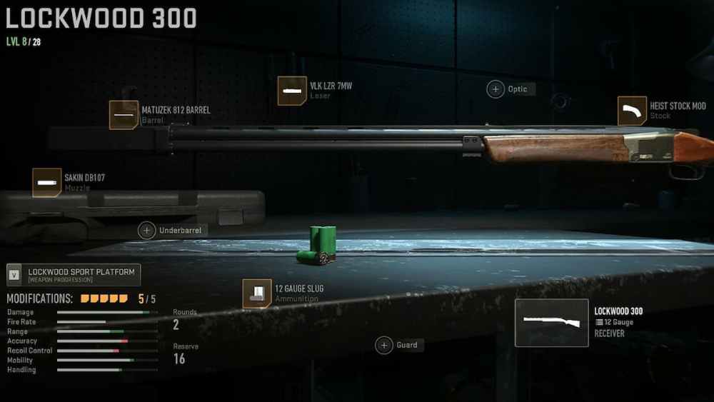 Customização da espingarda Lockwood 300 MW2 Warzone 2