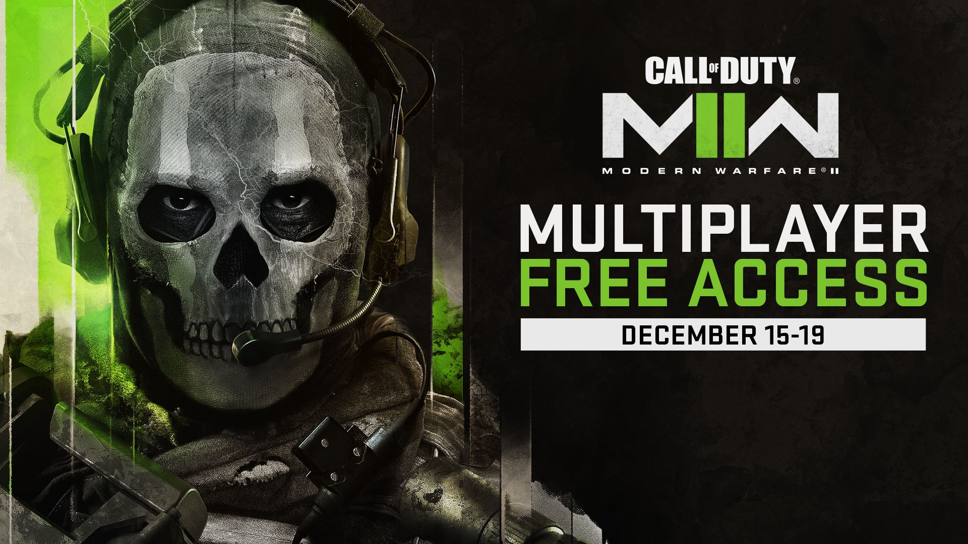 Jogue Call of Duty: Modern Warfare II gratuitamente neste fim de semana - Xbox Live Gold não é obrigatório