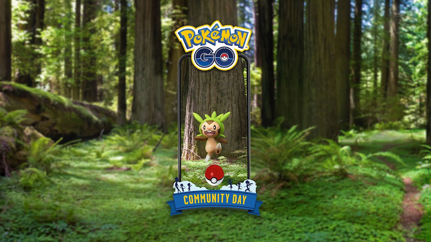 Chespin brilhante em Pokémon GO