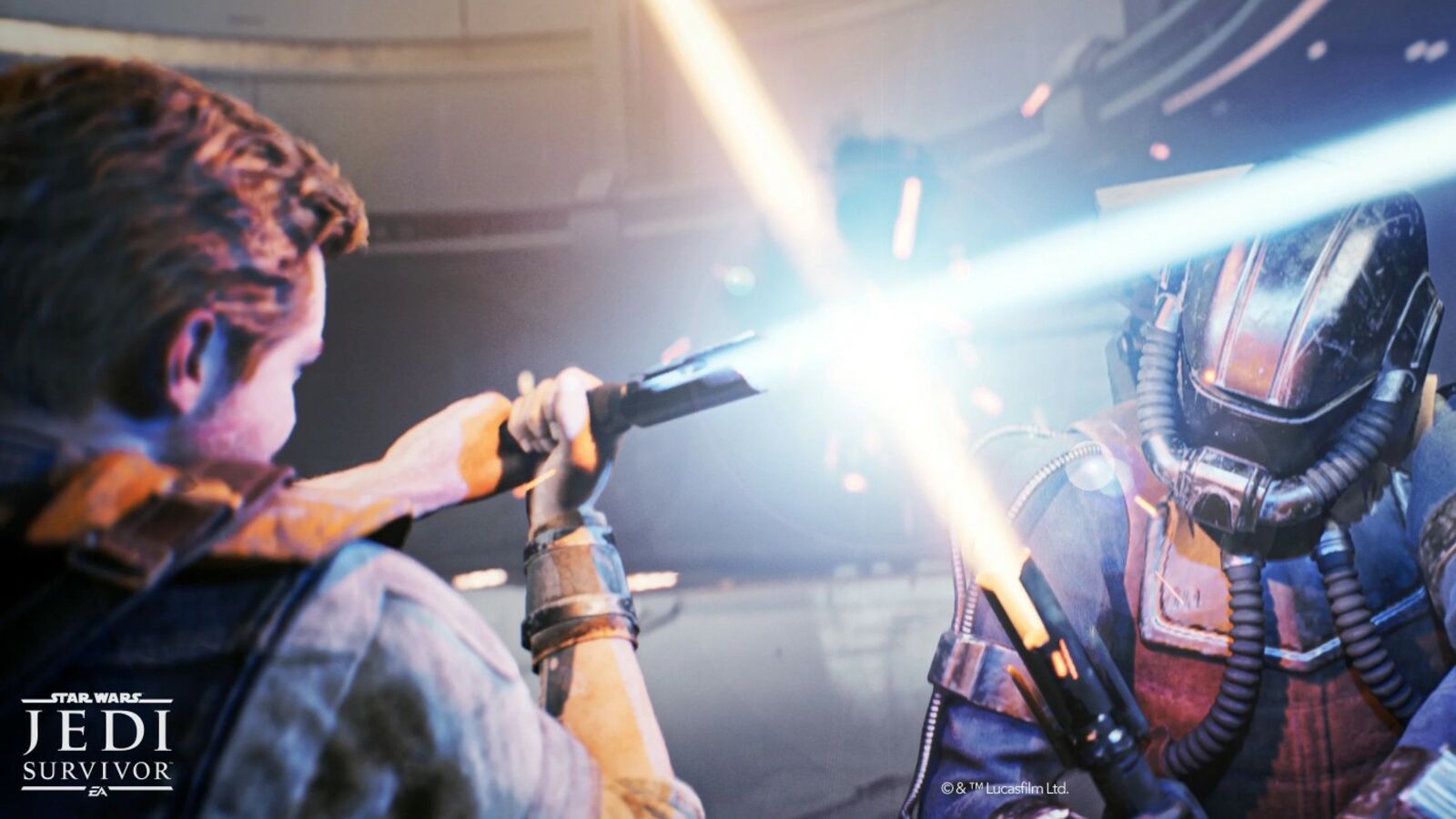 Star Wars Jedi Survivor tem cinco posições "totalmente realizadas", lâmina dupla e sabres de luz crossguard estilo Kylo Ren detalhados