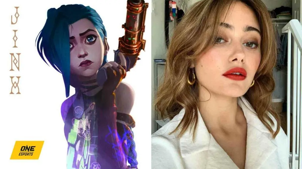 Dubladores arcanos para todos os personagens de anime de League of Legends Jinx in Arcane key visual e dubladora Ella Purnell