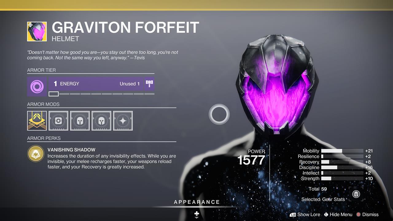 Desistência de Graviton