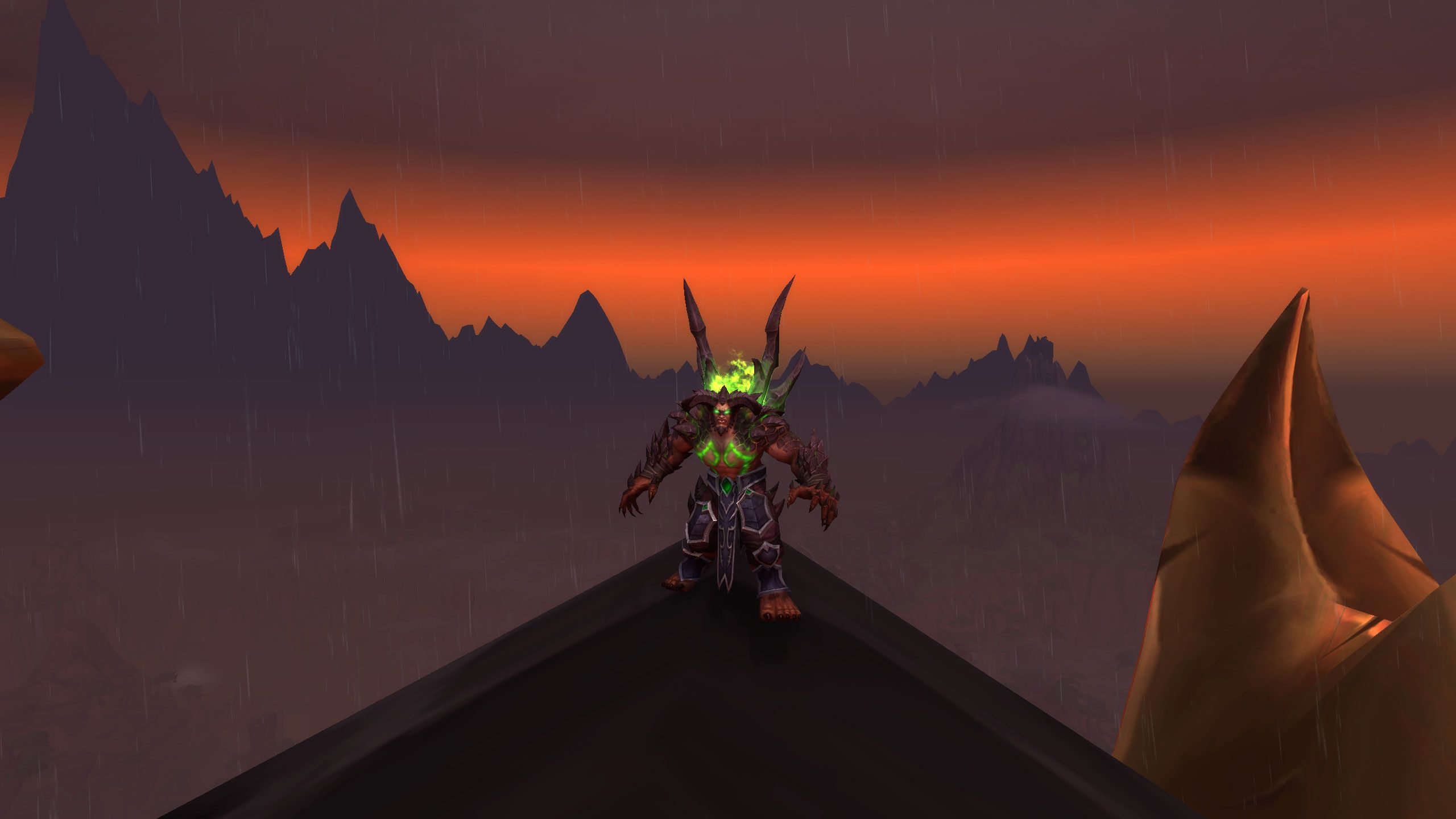 World of Warcraft Vengeance Demon Hunter metamorfoseado