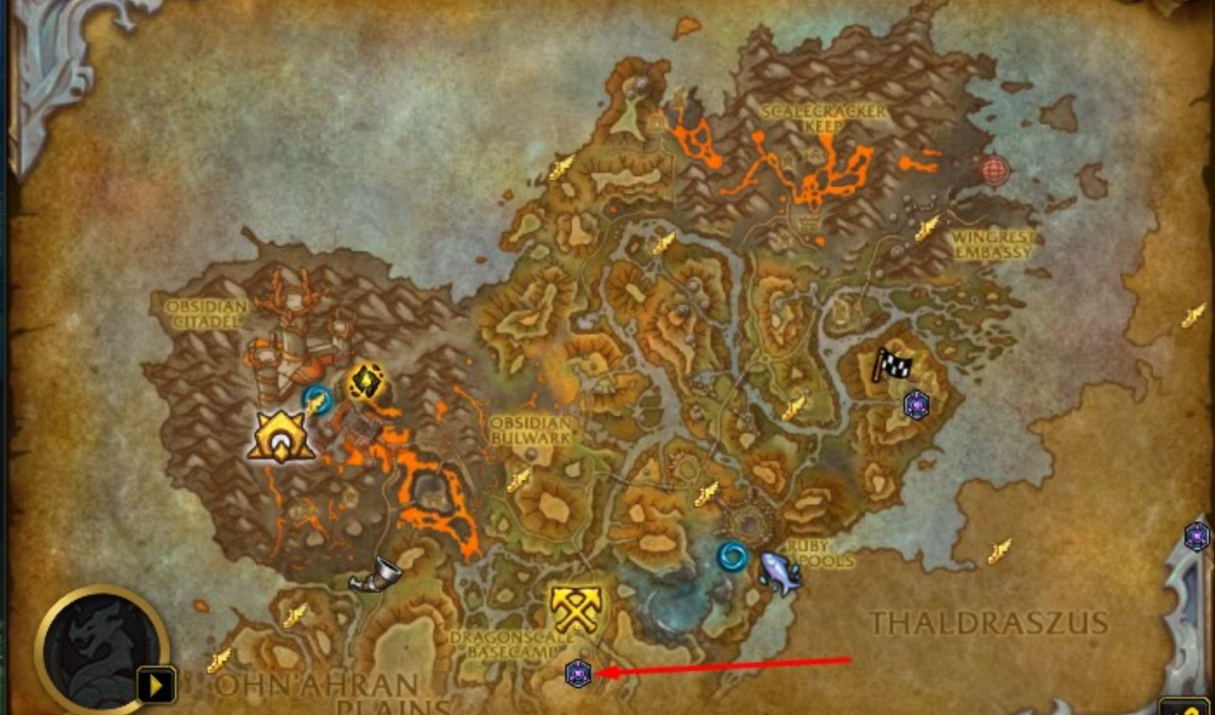 World Of Warcraft Dragonflight Ancient Waygates Localização da missão