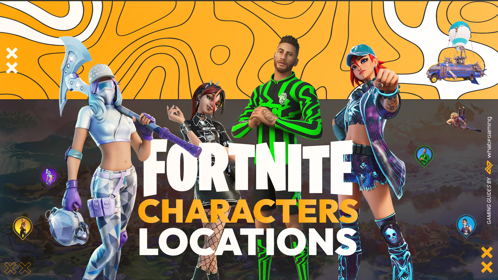 Fortnite Character Locations