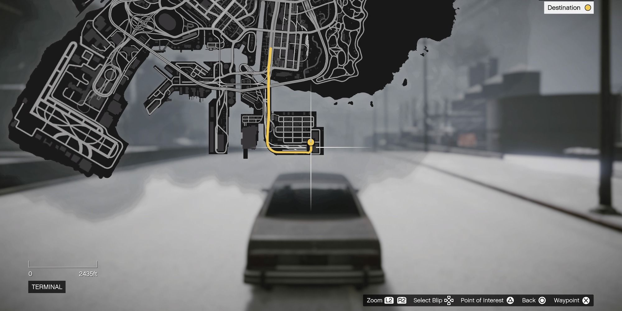 GTA V destino do porto