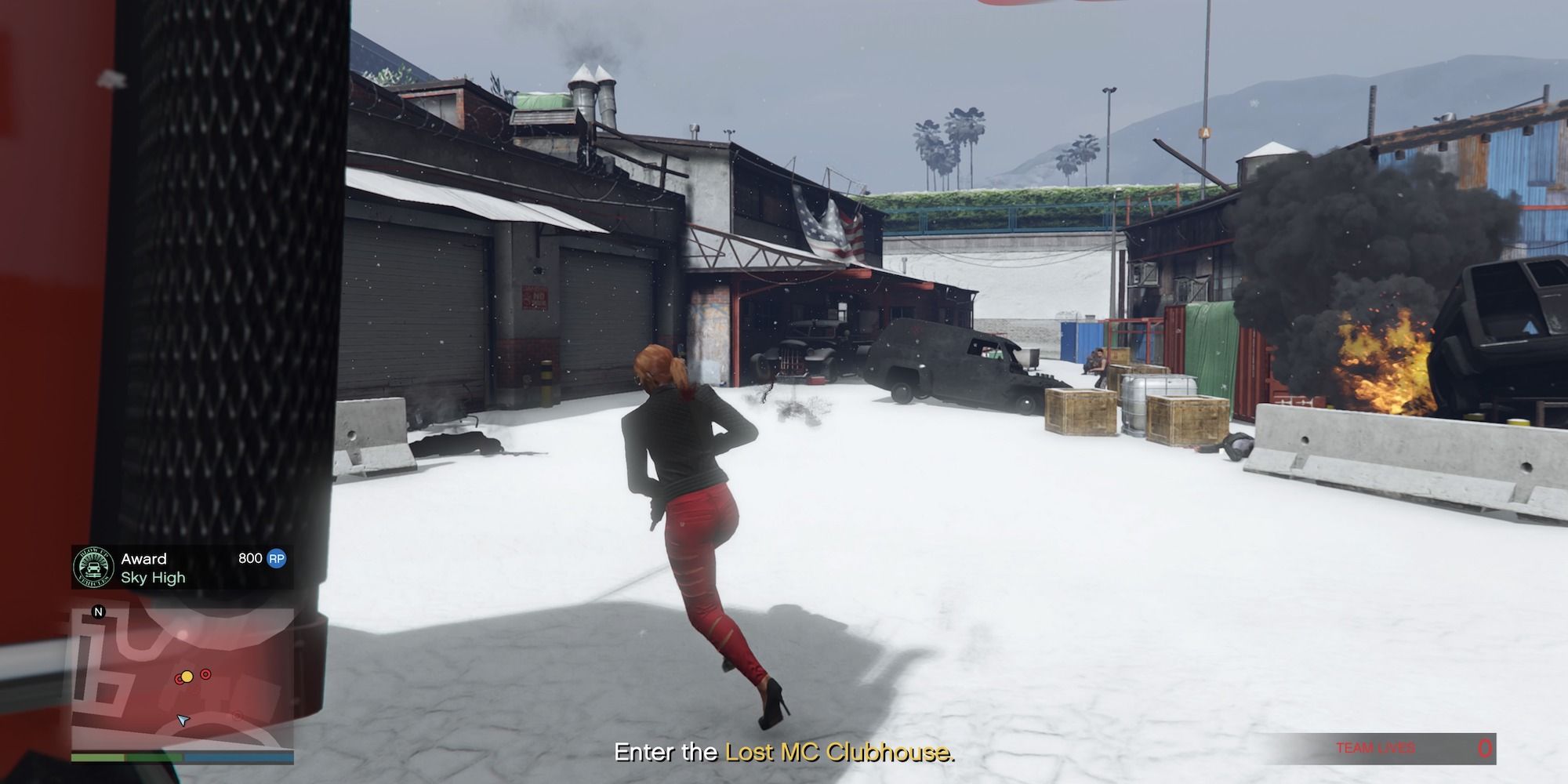 Tiroteio GTA Online no clube Lost MC