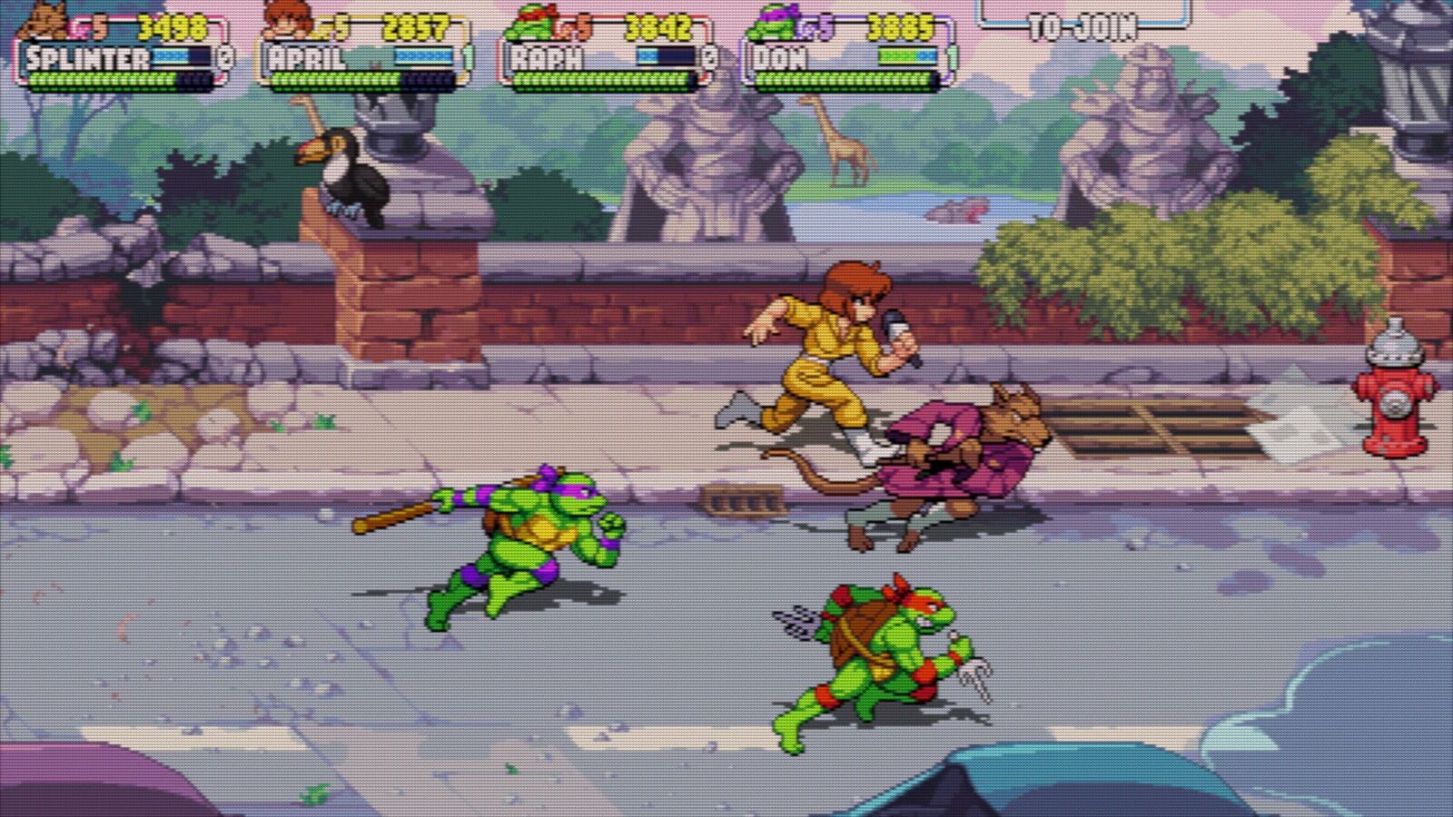 Teenage Mutant Ninja Turtles: Shredder's Revenge recebe filtros CRT e VCR