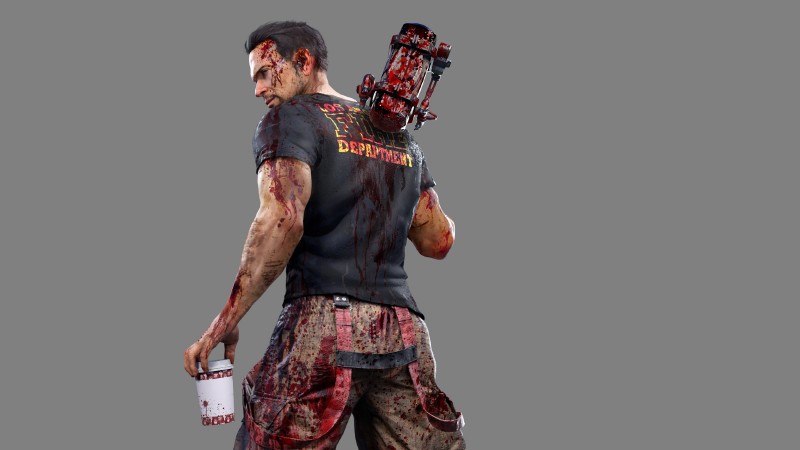 O sobrevivente de Dead Island 2, Ryan, é um trabalhador do sexo tanque com uma rotina de bombeiro