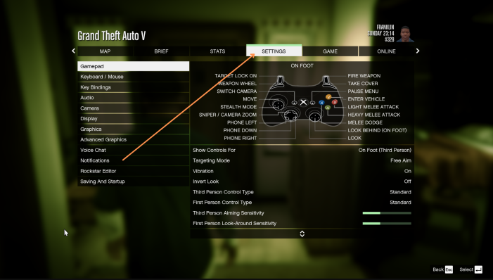 Como ativar o Aim Assist para GTA 5