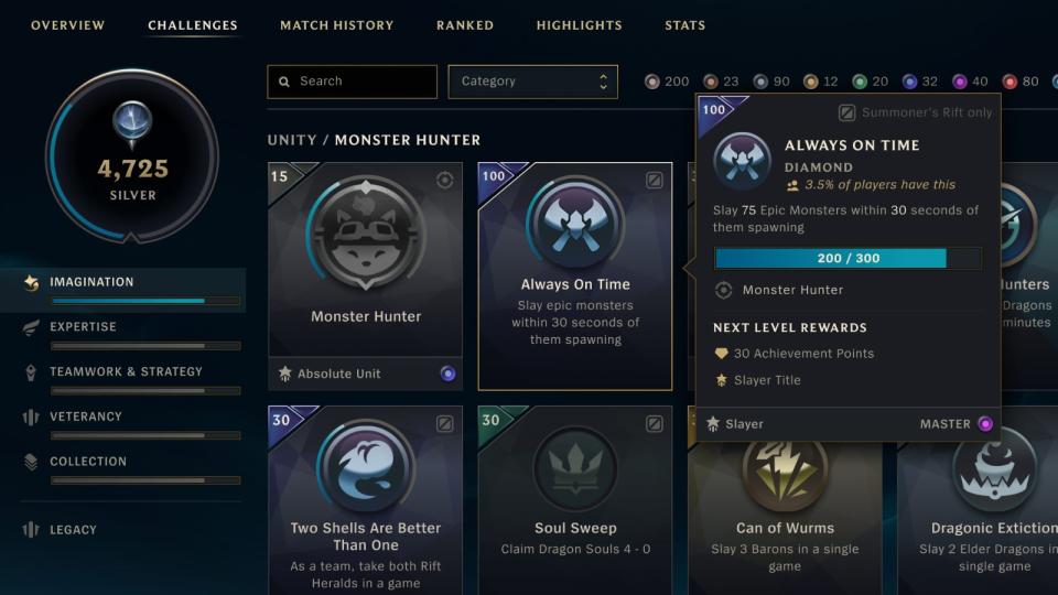 Os desafios não mudaram a meta, mas deram espaço para os jogadores colherem recompensas por curtirem certos aspectos do jogo. (Foto: Riot Games)