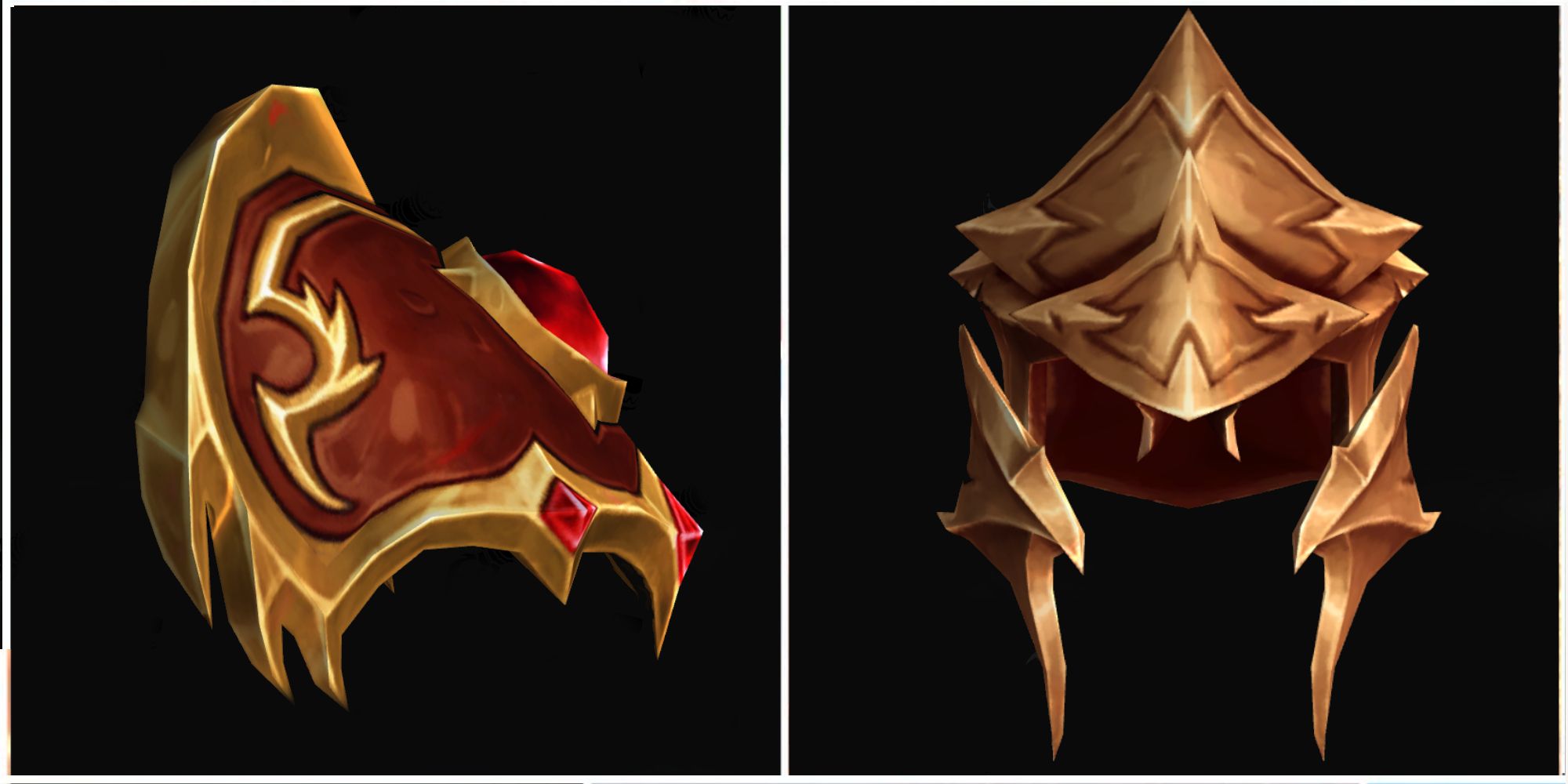Valdrakken Accord ombro e cabeça transmogs como visto em World of Warcraft Dragonflight