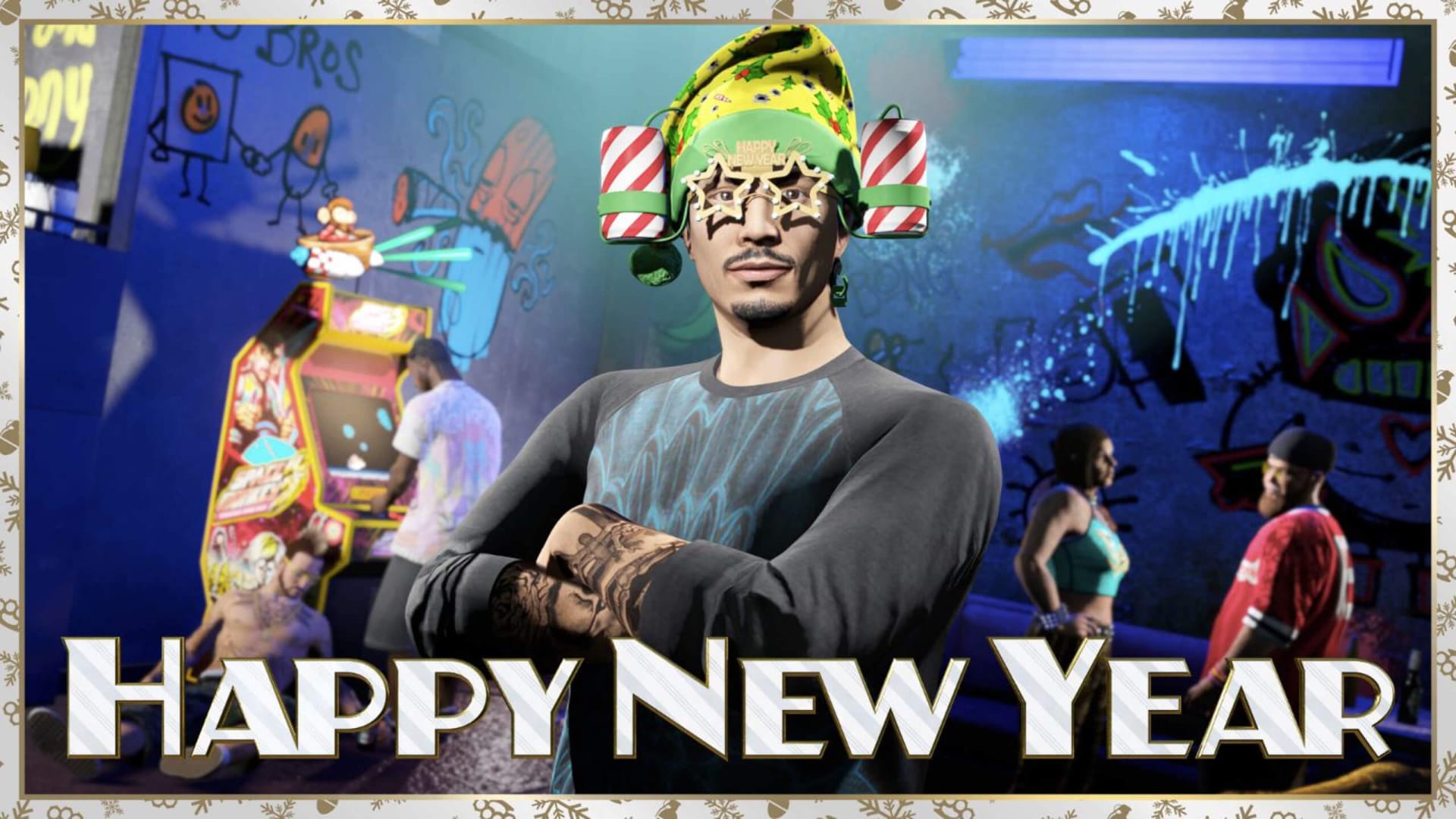 GTA Online toca no ano novo com empregos e presentes