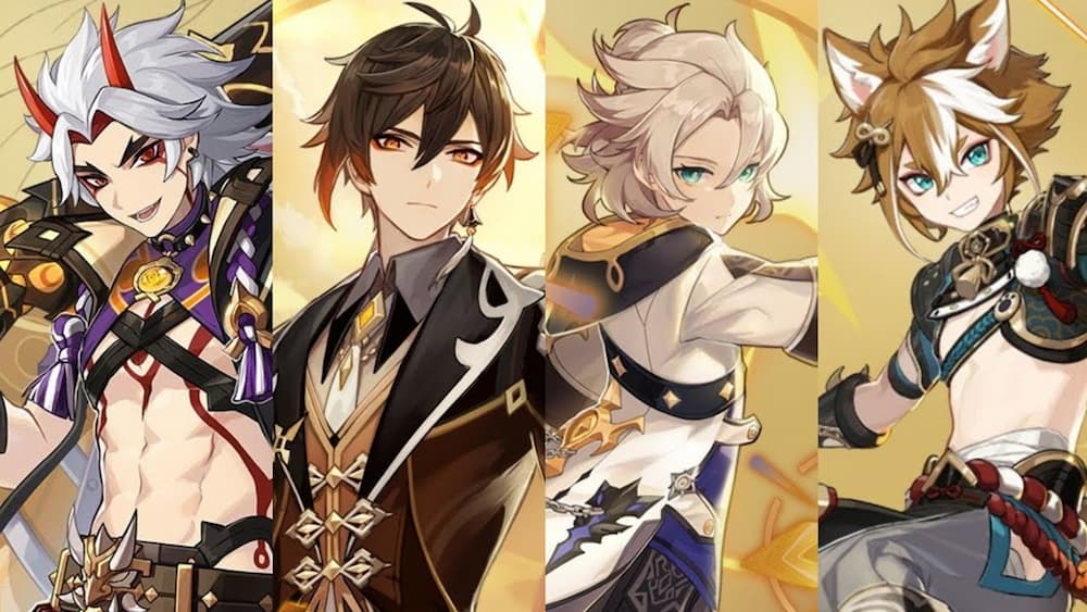 Genshin Impact Geo Personagens