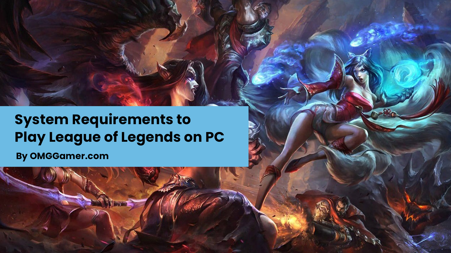 Requisitos de sistema para jogar League of Legends no PC