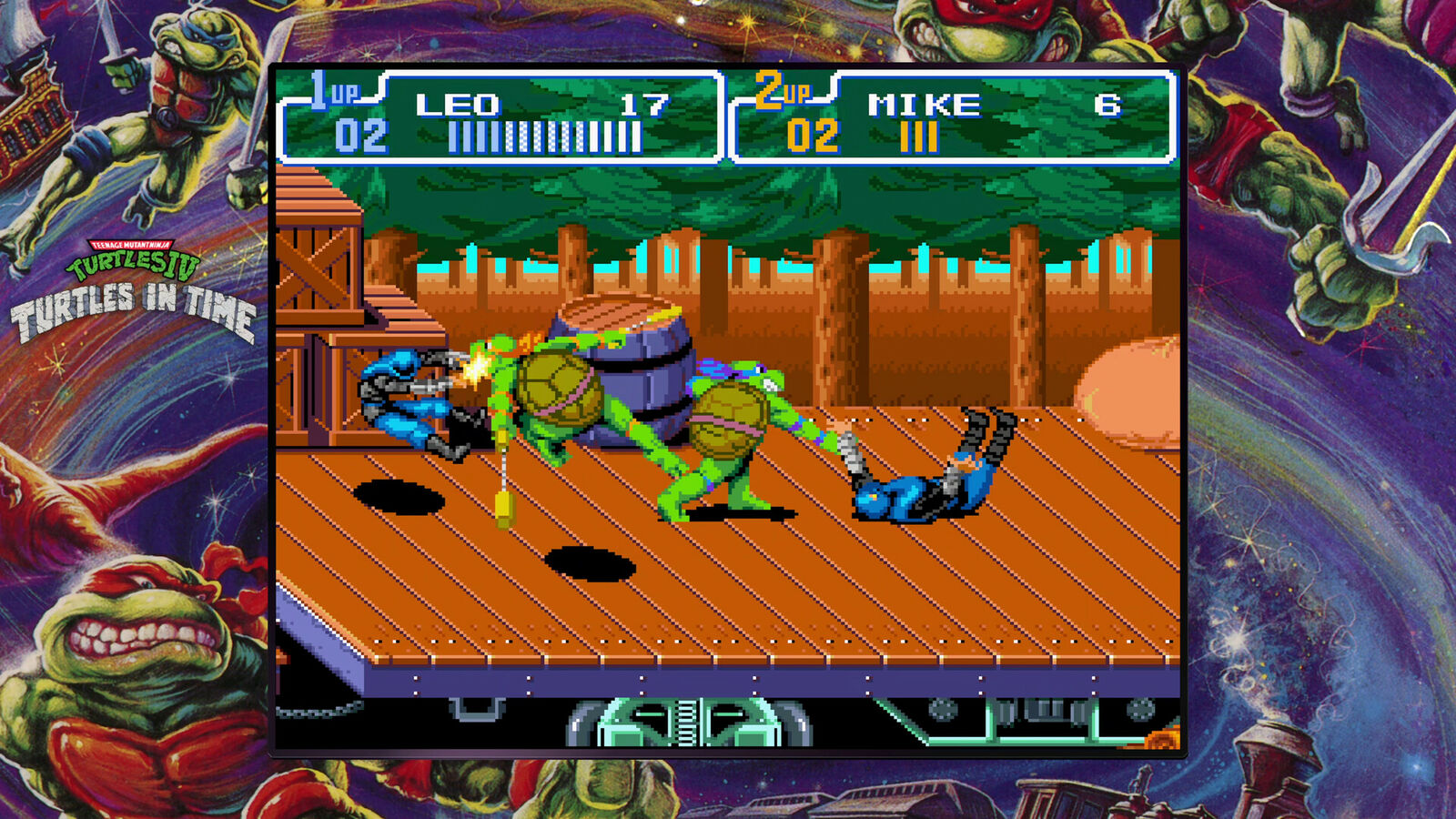 Cowabunga!  SNES clássico TMNT 4: Turtles in Time ganha multiplayer online