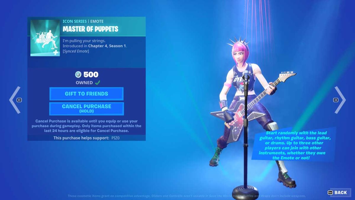 Screengrab from Forrtnite
