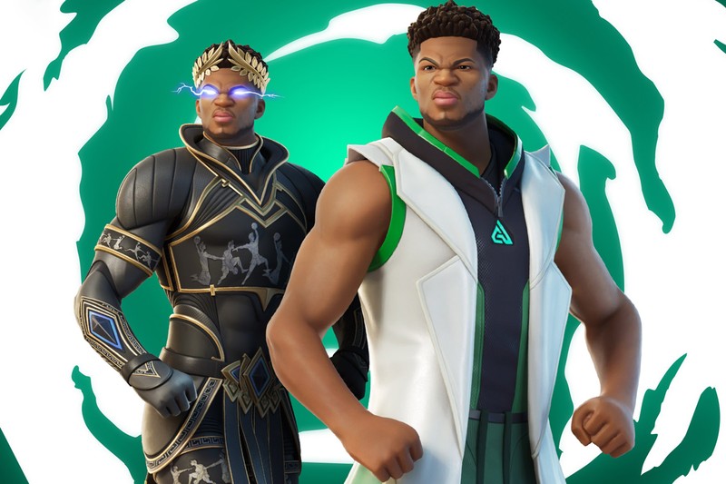 Giannis Antetokounmpo entra no campo de batalha em 'Fortnite'