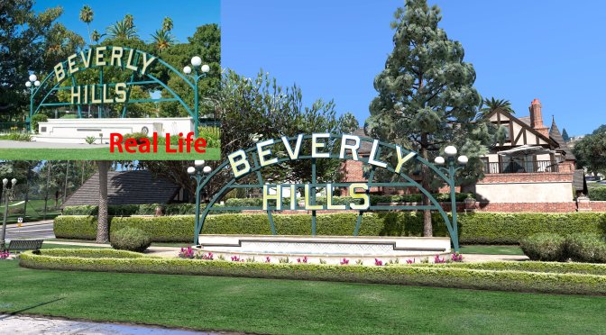 Mod Grand Theft Auto 5 Real Life Beverly Hills
