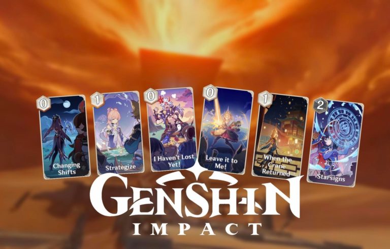 Melhores cartas de evento em Genius Invokation TCG em Genshin Impact