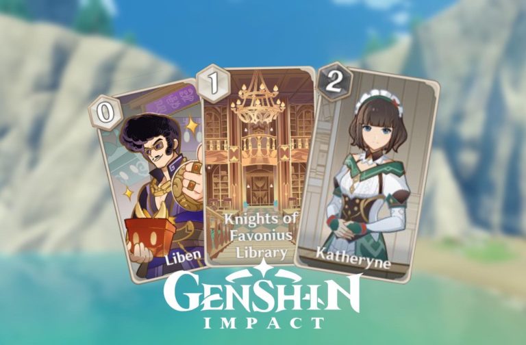 Melhores cartas de suporte em Genius Invokation TCG em Genshin Impact