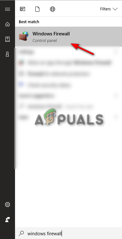 Abrindo o Firewall do Windows