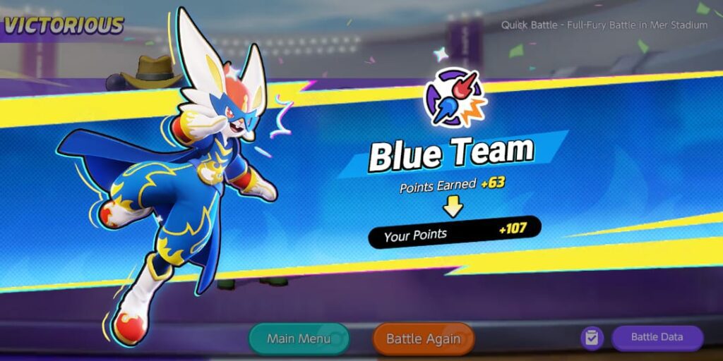 Guia do evento Pokémon Unite Full-Fury Team Clash