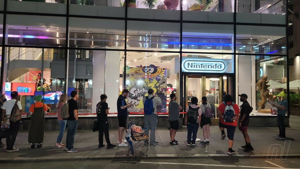 O lançamento da Midnight de Splatoon 3 foi um pouco diferente