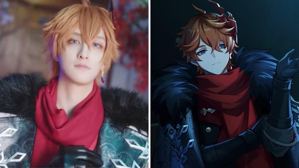 A estrela de Dota 2, Ame, impressiona os fãs com cosplay como Childe de Genshin Impact