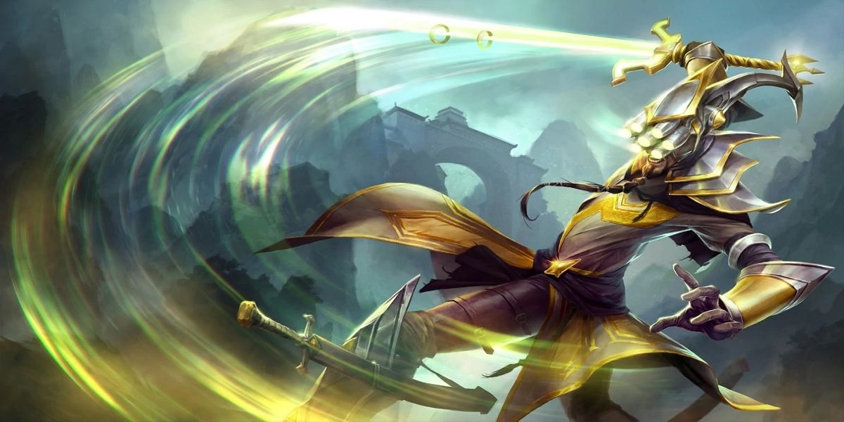 Splash art clássico de Master Yi, League of Legends