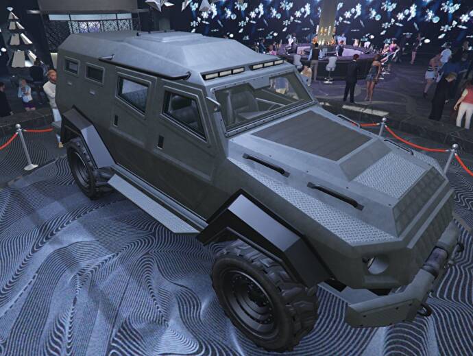 O insurgente no GTA Online (podium casino)