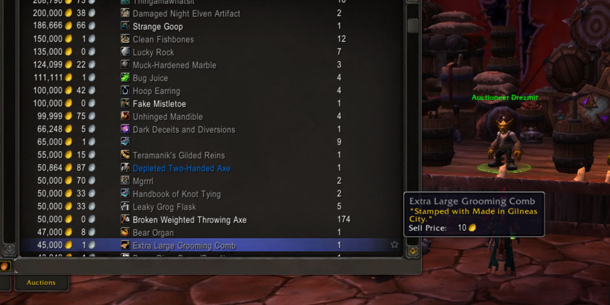 pente extra grande piada worgen warcraft