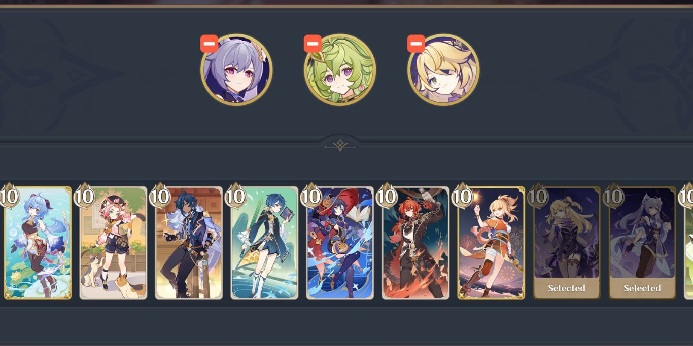Genshin Impact TCG Keqing Collei Fischl Deck