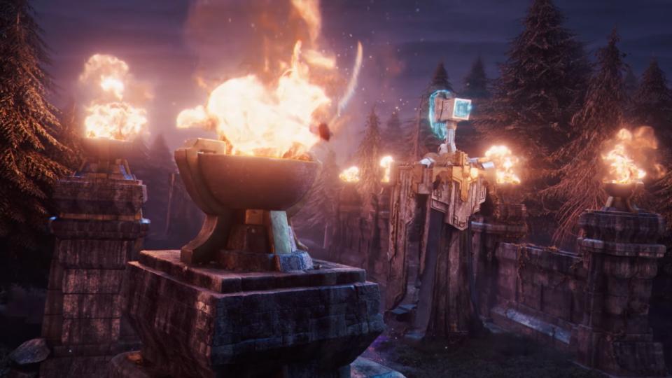 LoL Season 2023's The Brink of Infinity: nada para ver aqui. A menos que uma perspectiva vazia em primeira pessoa do Summoner's Rift o inspire. (Foto: Riot Games)