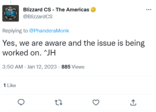 Confirmação do World of Warcraft
