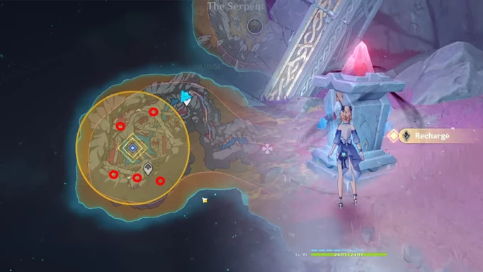 Genshin Impact: localizações dos pilares de cristal