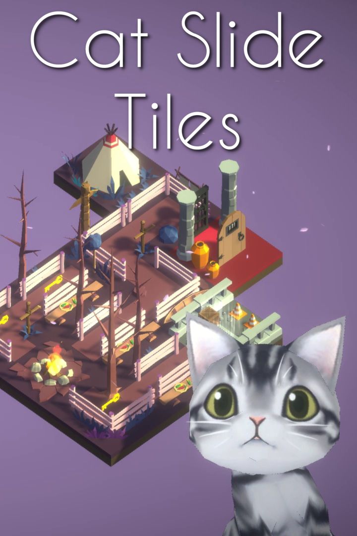 Ladrilhos deslizantes para gatos - arte da caixa