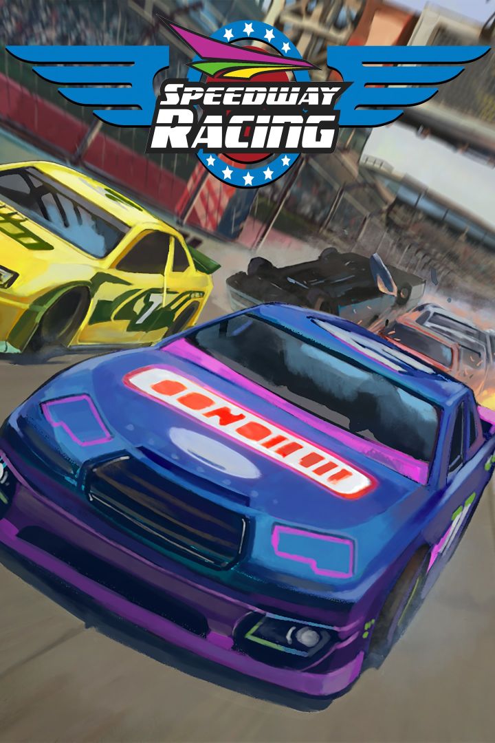 Arte da caixa de corridas Speedway