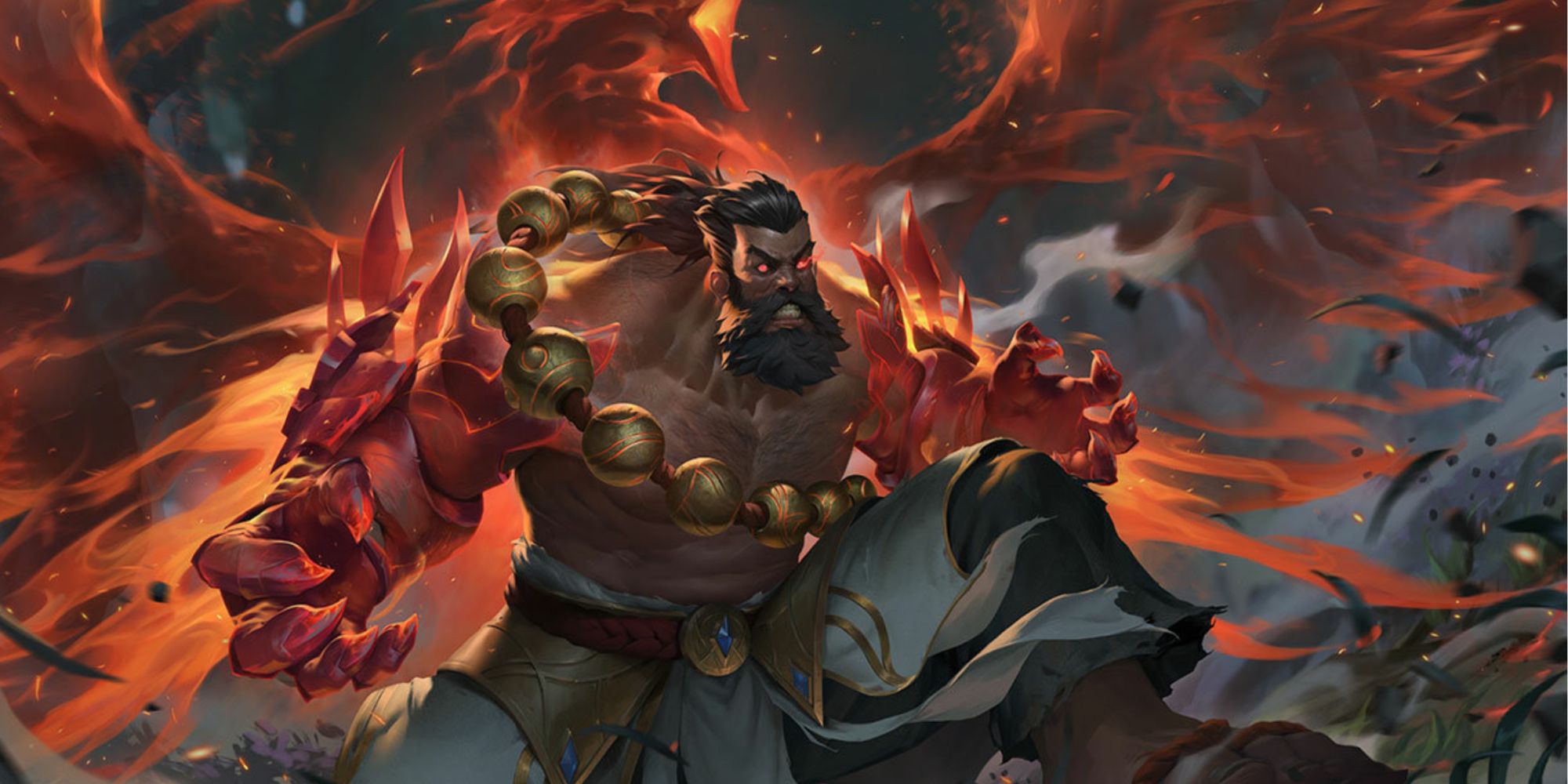 Splash Art Udyr Guarda Espiritual de League Of Legends